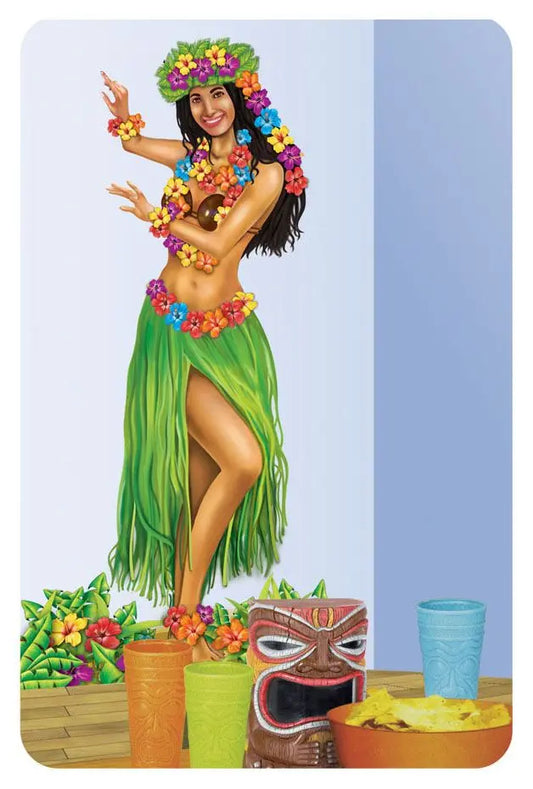 Poster CHICA HAWAIANA - tuttocostumi.it