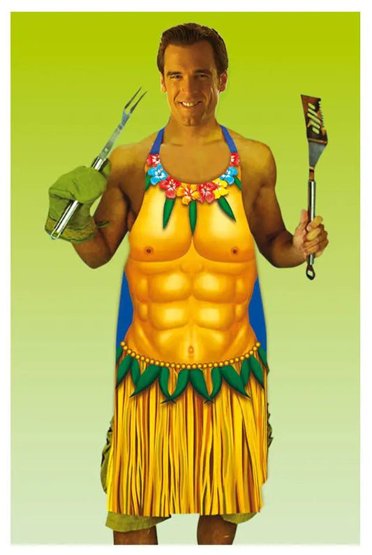 Grembiule HAWAIANO uomo - tuttocostumi.it