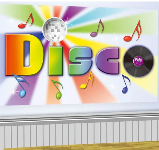 Decorazione POSTER DISCO 75 X 150 cm - tuttocostumi.it