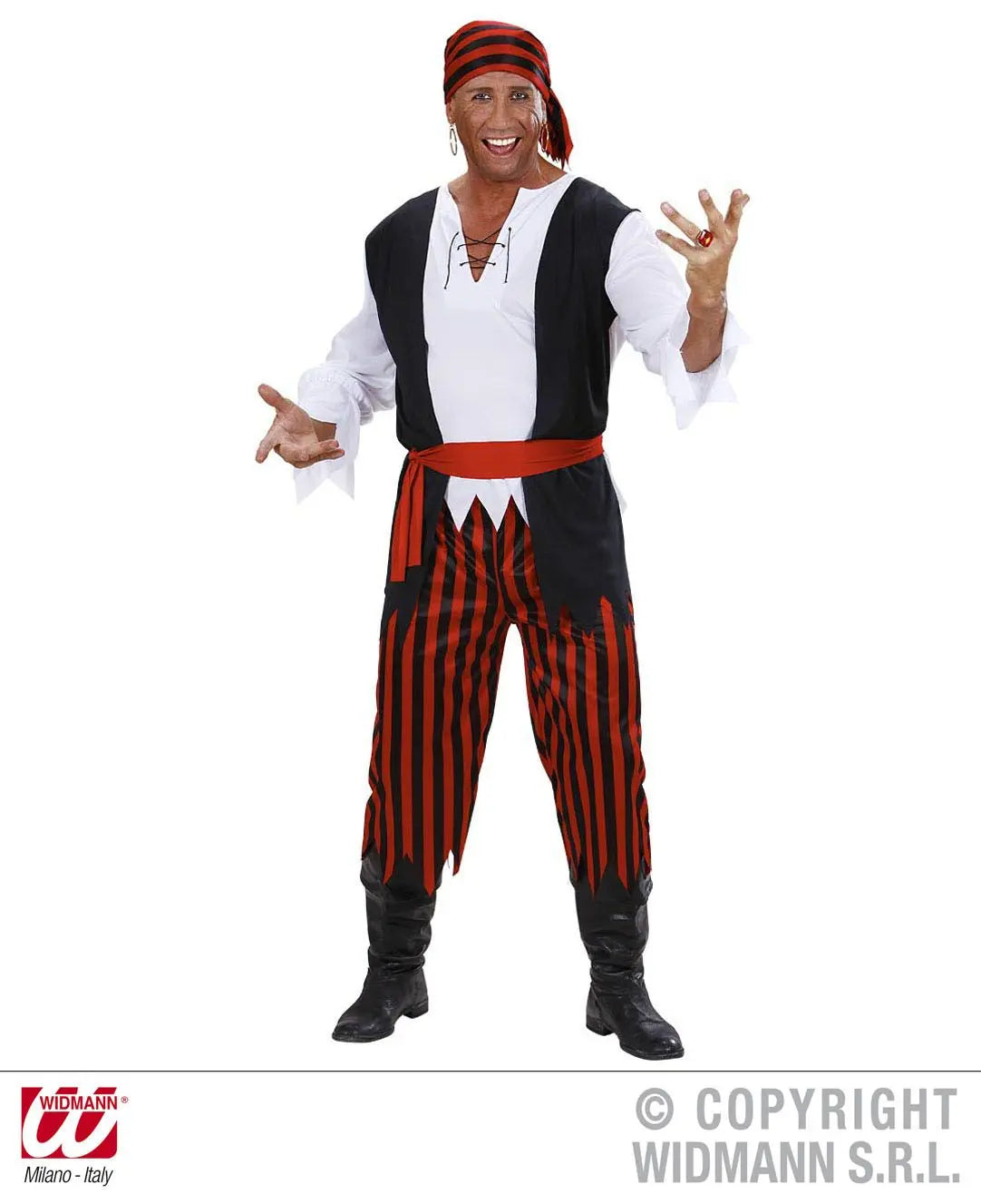 Costume pirata dei caraibi di Widmann - tuttocostumi.it