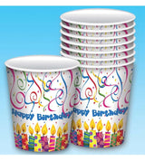 BICCHIERI compleanno candeline