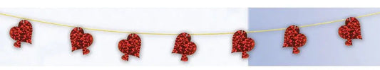 Striscione decorativo CUORE 277 cm - tuttocostumi.it