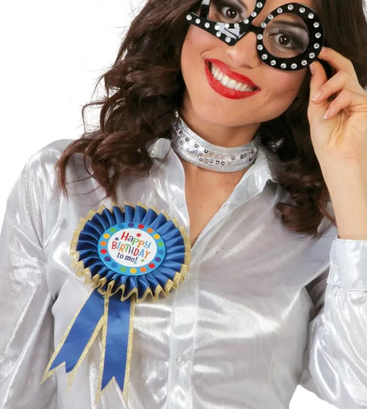 Coccarda HAPPY BIRTHDAY 14 cm - tuttocostumi.it