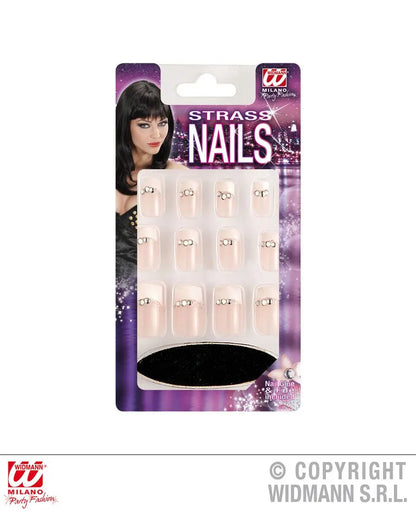 UNGHIE STRASS con colla e lima - tuttocostumi.it