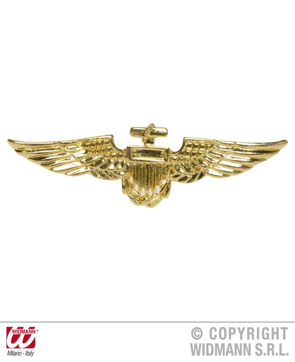 Spilla AVIATORE ORO - tuttocostumi.it