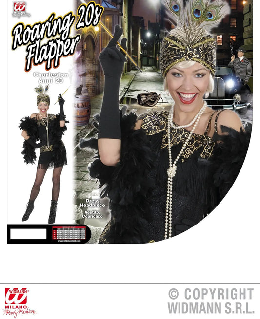 Costume CHARLESTON ANNI 20 nero - tuttocostumi.it