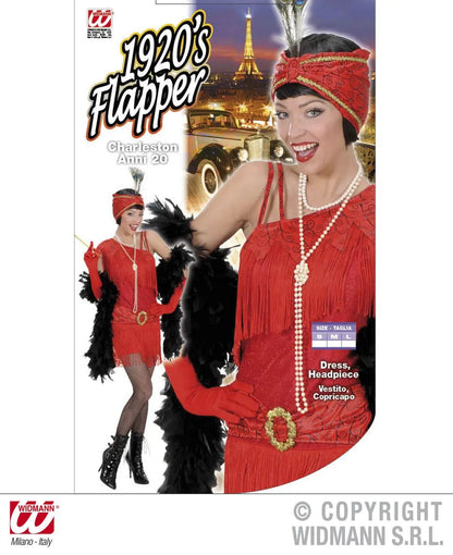 Costume CHARLESTON ANNI 20 rosso - tuttocostumi.it