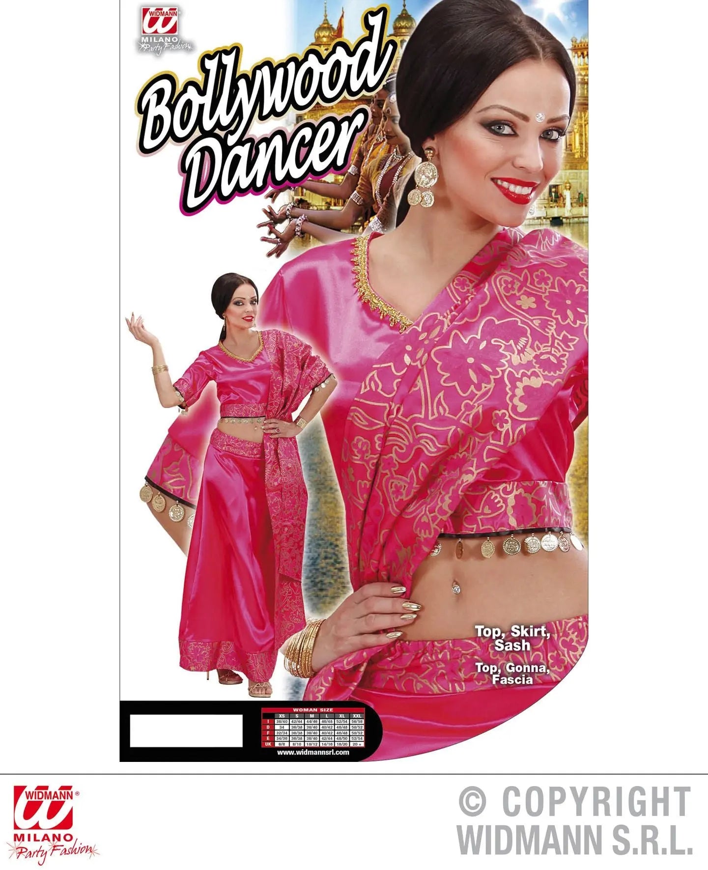 Costume BOLLYWOOD DANCER - tuttocostumi.it