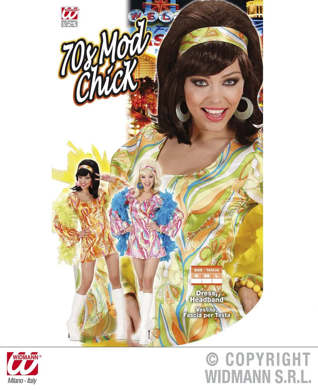 Costume 70S MOD CHICK - tuttocostumi.it