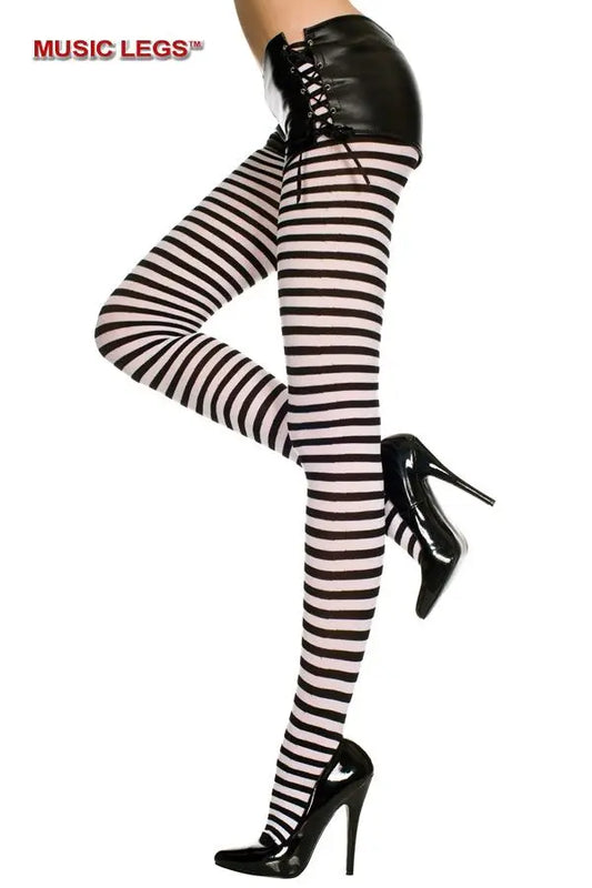 Collant a righe bicolore - tuttocostumi.it