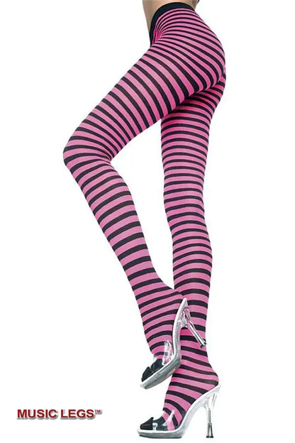 Collant a righe bicolore - tuttocostumi.it