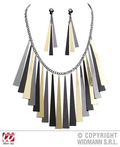 Set collana e orecchini EGIZIANI di Widmann - tuttocostumi.it