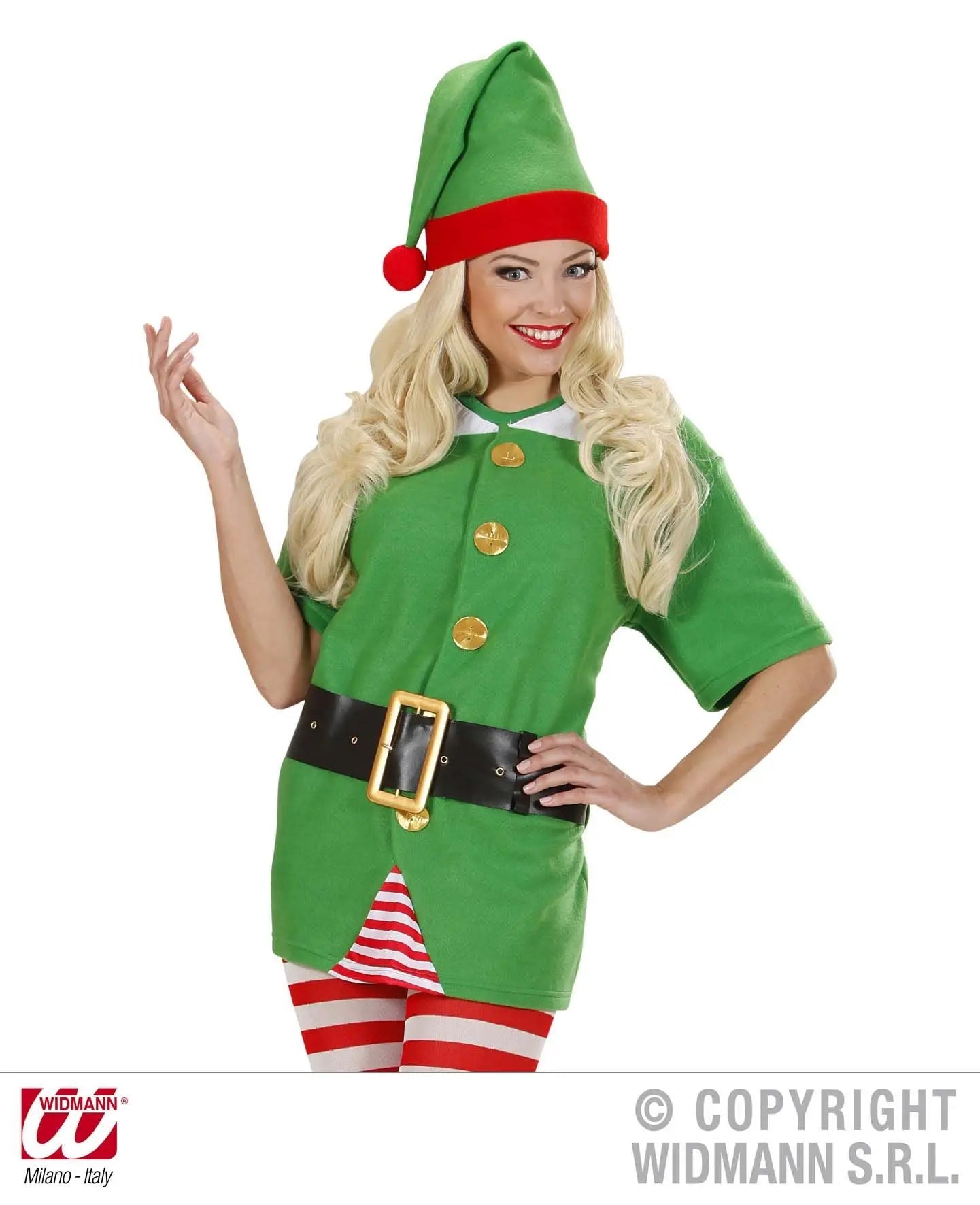 Costume unisex ELFO aiutante di Babbo Natale - tuttocostumi.it