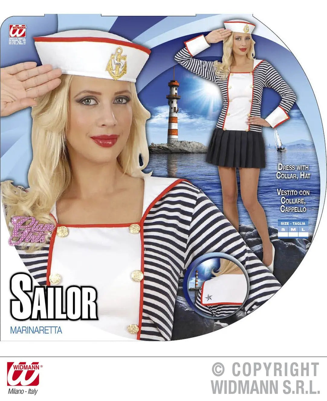 Costume MARINARETTA maniche lunghe - tuttocostumi.it