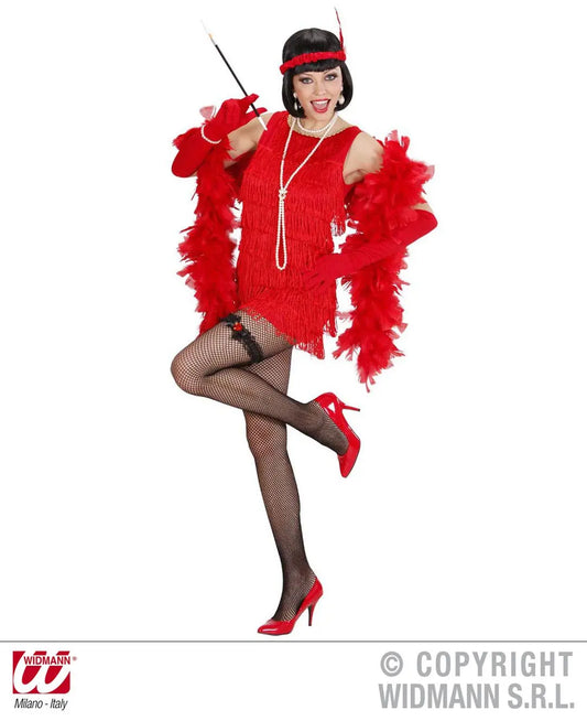 Costume CHARLESTON lusso rosso - tuttocostumi.it