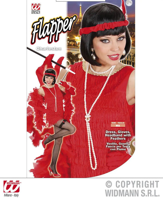 Costume CHARLESTON lusso rosso XL - tuttocostumi.it