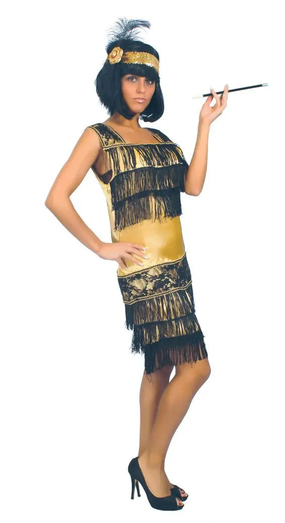 Costume CHARLESTON ORO - tuttocostumi.it