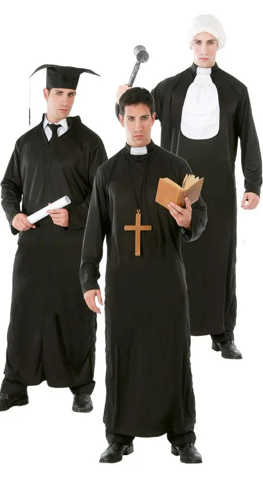 Costume tunica GIUDICE LAUREATO PRETE - tuttocostumi.it