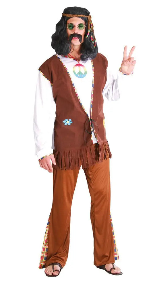 Costume HIPPIE FLOWER uomo - tuttocostumi.it