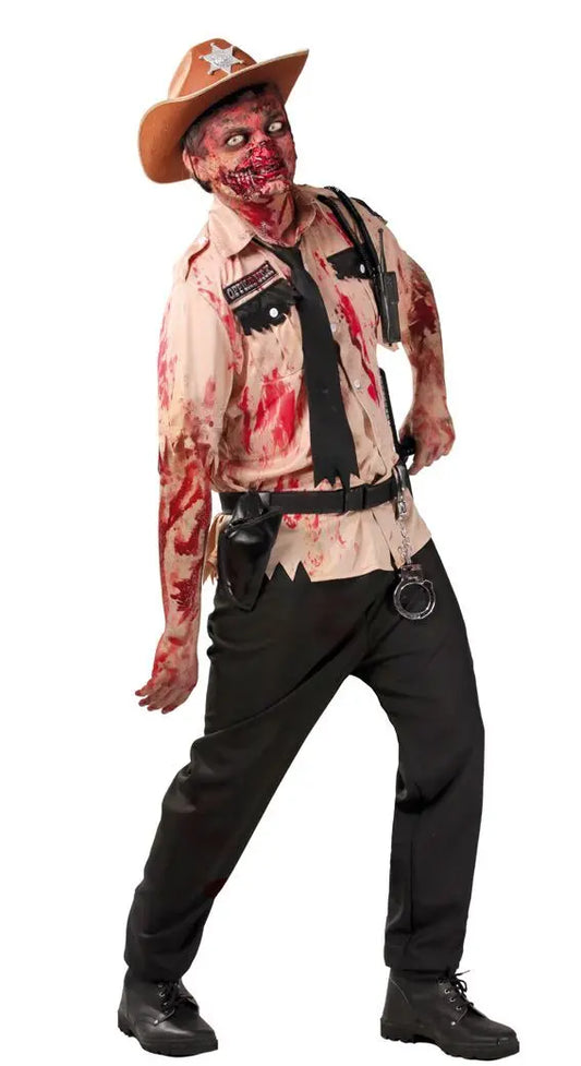 Costume POLIZIOTTO ZOMBIE - tuttocostumi.it