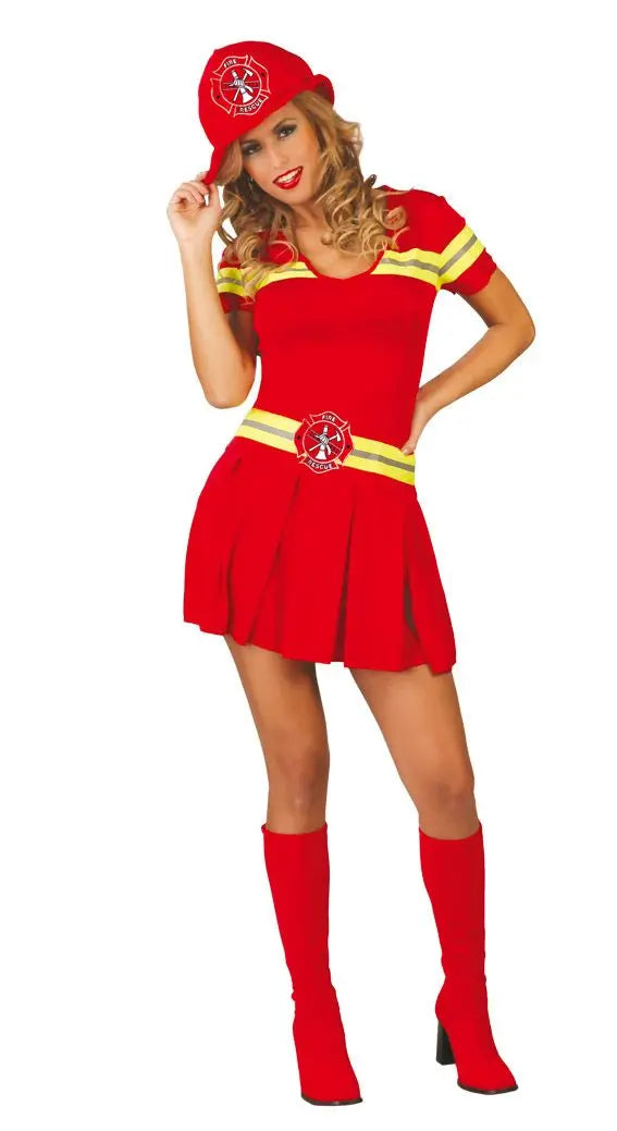Costume POMPIERE donna - tuttocostumi.it