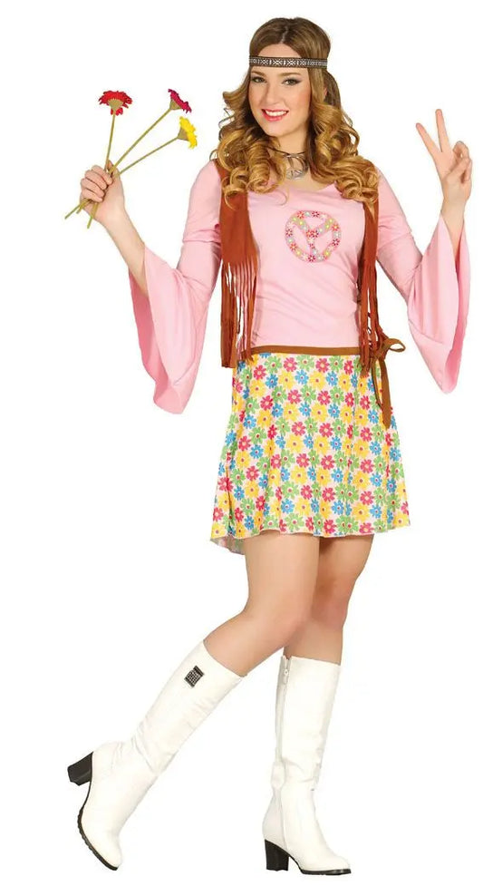 Costume HIPPIE allegra - tuttocostumi.it