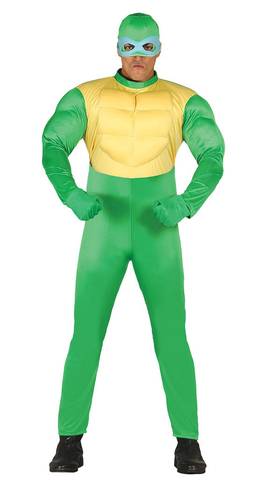 Costume NINJA verde di Guirca - tuttocostumi.it