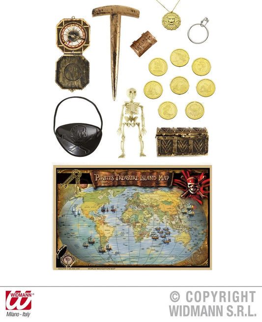 Set accessori completo pirata - tuttocostumi.it