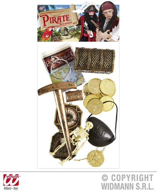 Set accessori completo pirata - tuttocostumi.it
