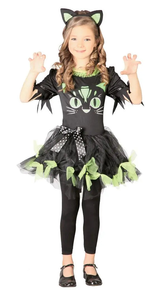 Costume BLACK KITTY bambina - tuttocostumi.it