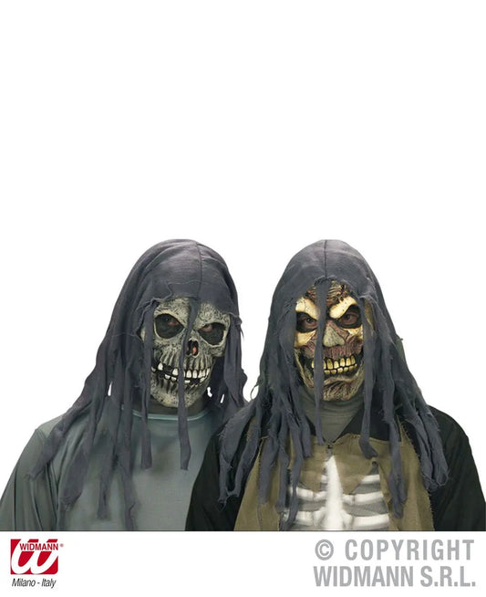 Maschera ORRORE con cappuccio stracciato - tuttocostumi.it