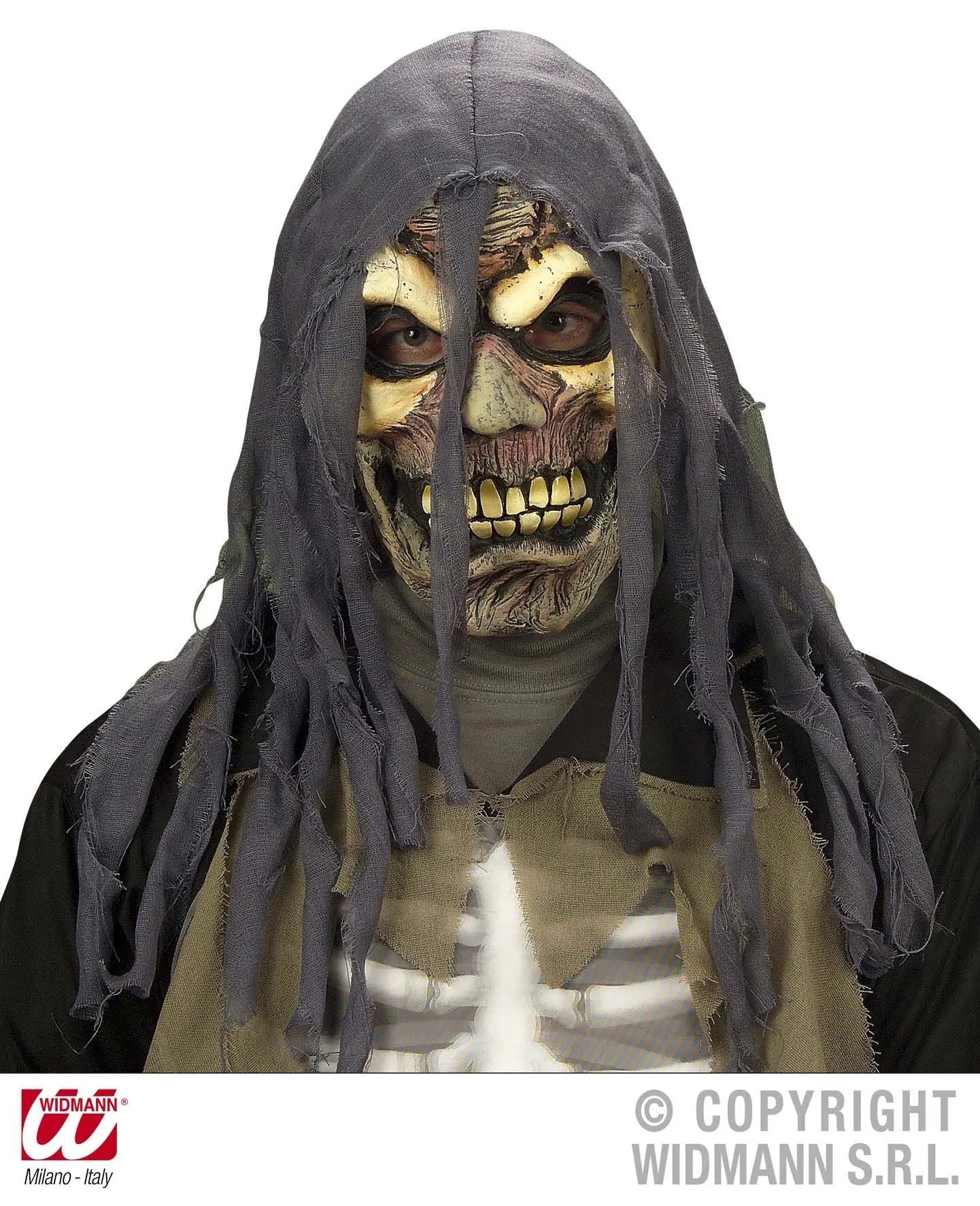 Maschera ORRORE con cappuccio stracciato - tuttocostumi.it