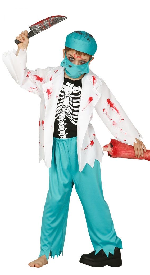 Costume DOCTOR ZOMBIE bambino di Guirca - tuttocostumi.it