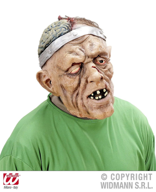 Maschera CHIRURGIA CEREBRALE con capelli - tuttocostumi.it