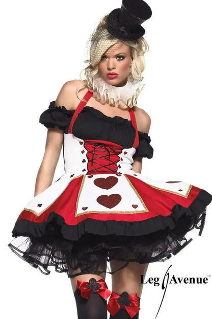 Costume regina di cuori PRETTY PLAYING CARD - tuttocostumi.it
