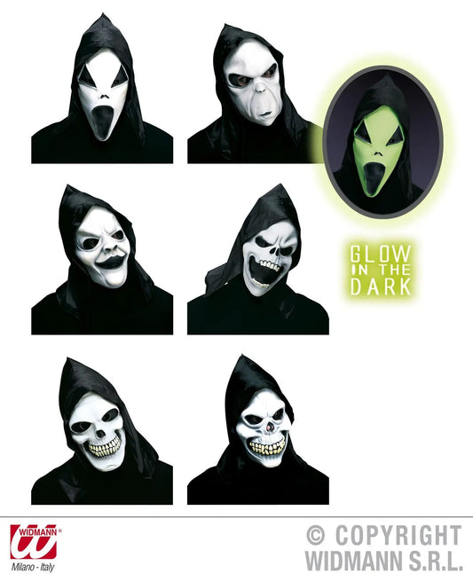 Maschera fluorescente di Widmann - tuttocostumi.it