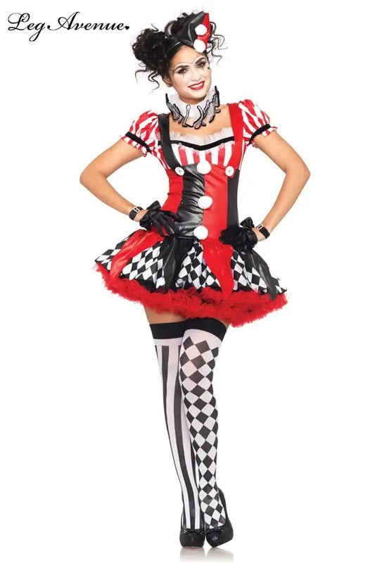 Costume HARLEQUIN CLOWN - tuttocostumi.it