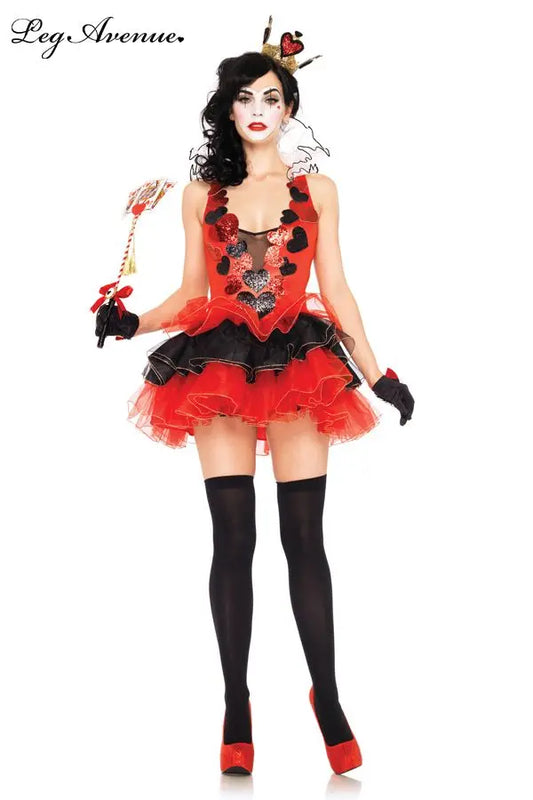 Costume BLACK HEART QUEEN - tuttocostumi.it