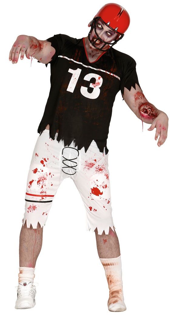 Costume da GIOCATORE di FOOTBALL AMERICANO ZOMBIE di Guirca - tuttocostumi.it