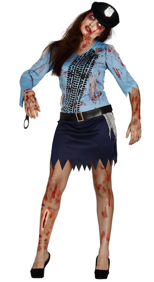 Costume POLIZIOTTA ZOMBIE di Guirca - tuttocostumi.it