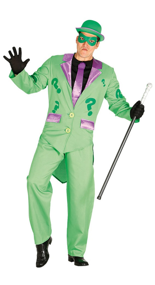 Costume MALVAGIO VERDE ENIGMISTA di Guirca - tuttocostumi.it