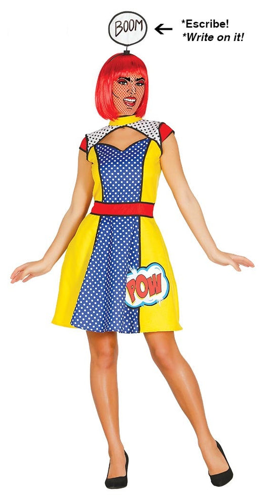 Costume RAGAZZA POP ART di Guirca - tuttocostumi.it