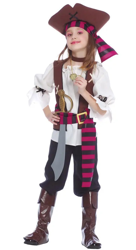 Costume piccola PIRATESSA DEI 7 MARI - tuttocostumi.it