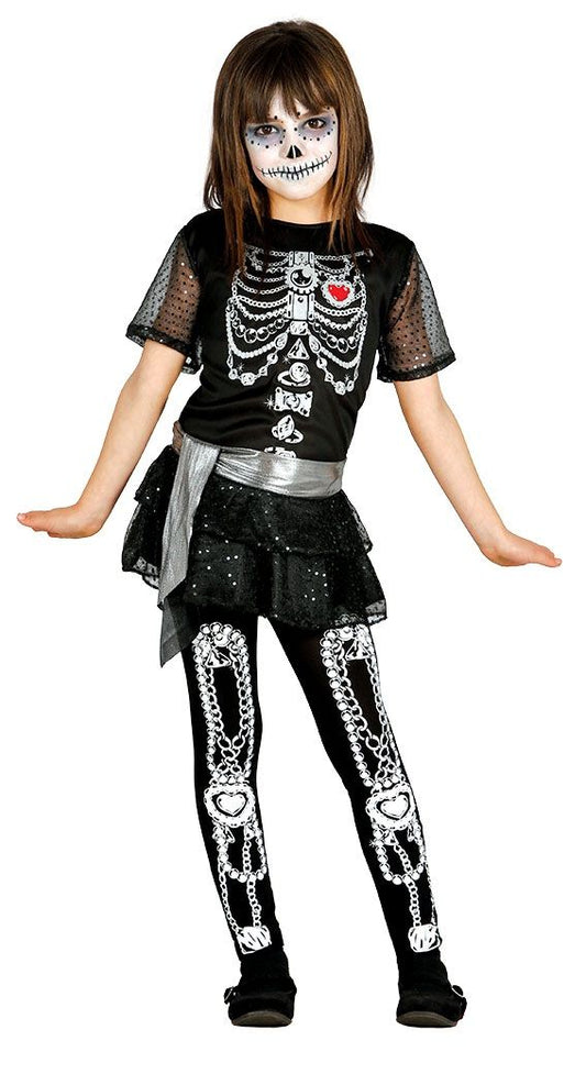 Costume SHINNY SKELETON GLAMOUR di Guirca - tuttocostumi.it