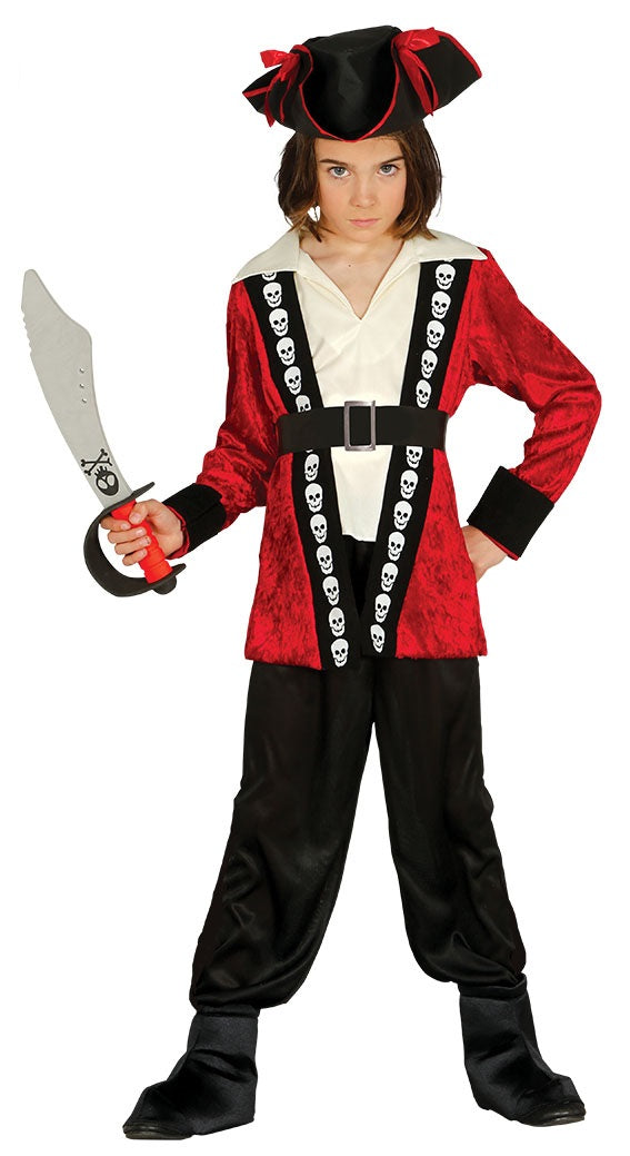 Costume PIRATA COMBATTIVO bambino di Guirca - tuttocostumi.it