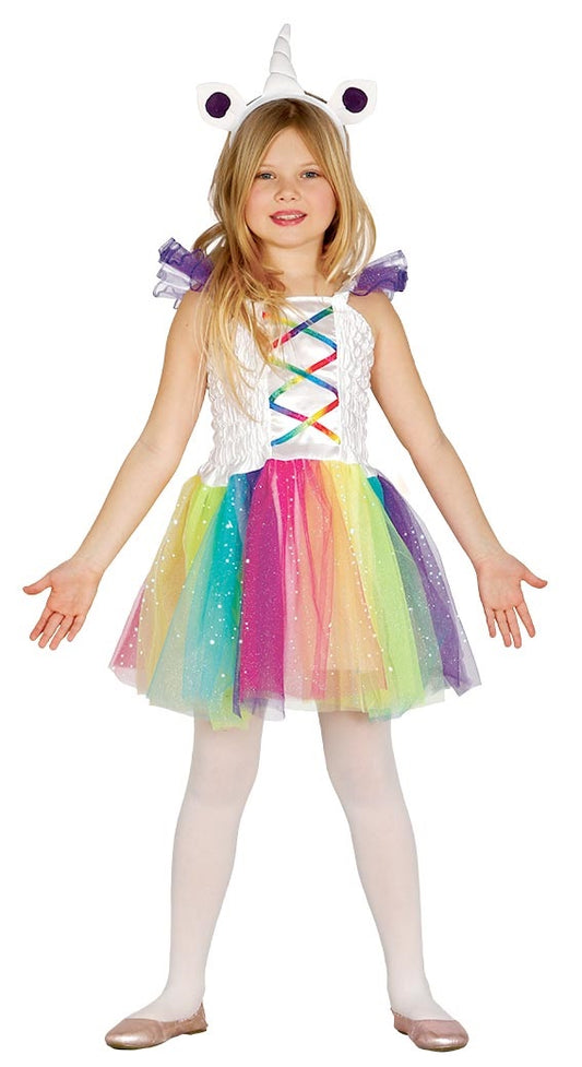 Costume UNICORNO bambina di Guirca - tuttocostumi.it