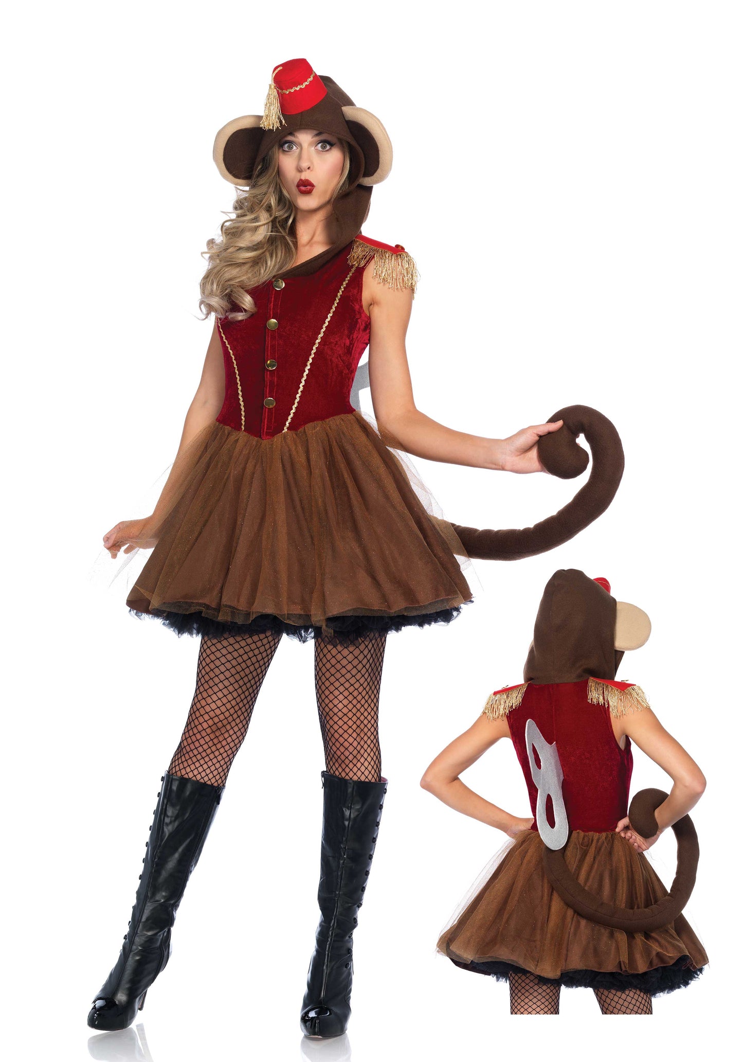 Costume SCIMMIETTA CIRCO di Leg Avenue - tuttocostumi.it