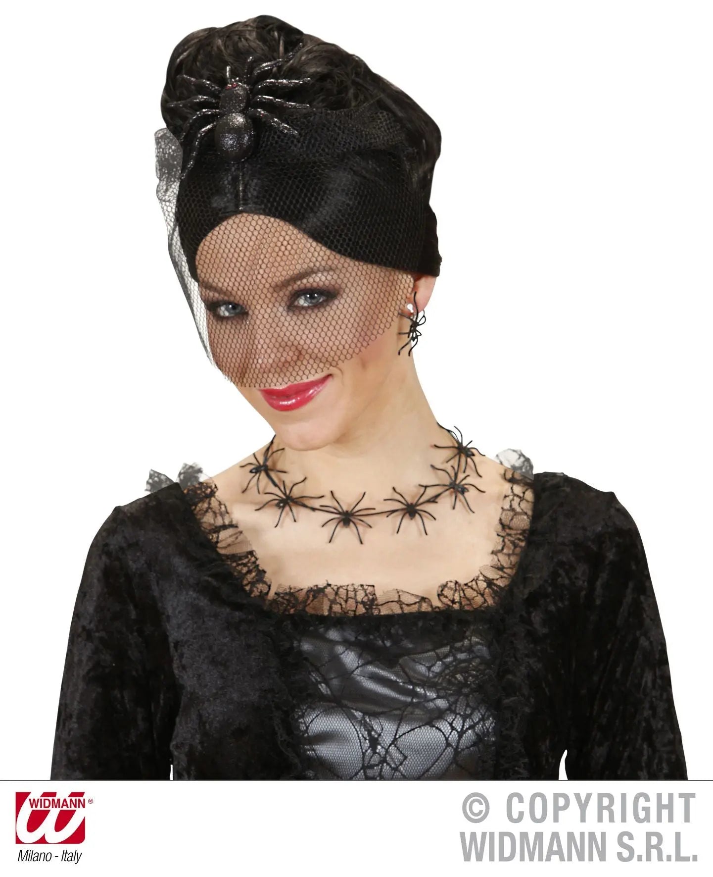 Mollette per capelli RAGNO GLITTER - tuttocostumi.it