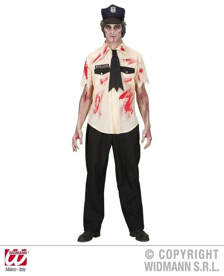 Costume POLIZIOTTO ZOMBIE lusso - tuttocostumi.it