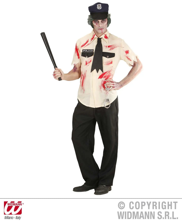 Costume POLIZIOTTO ZOMBIE lusso - tuttocostumi.it